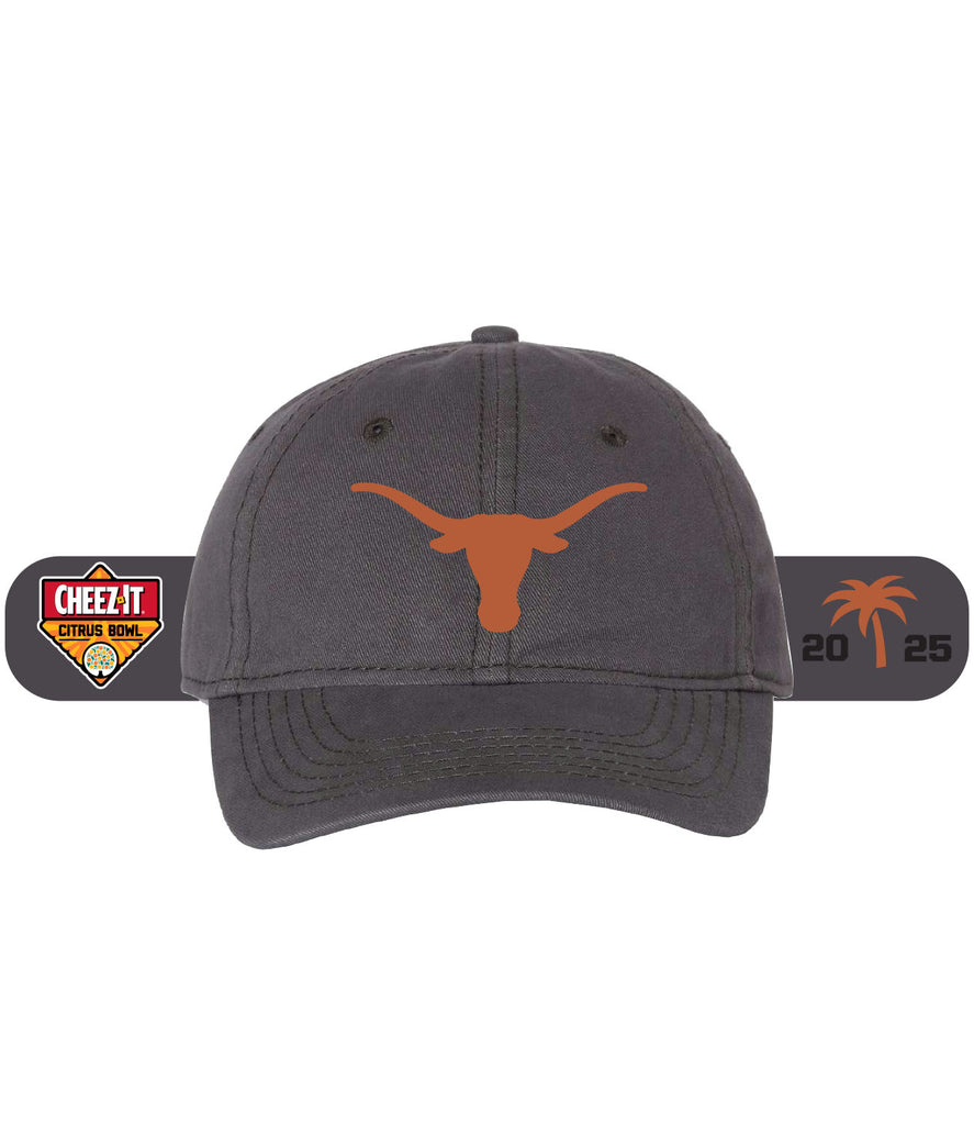 2025 Cheez-It Citrus Bowl Texas Charcoal Cap