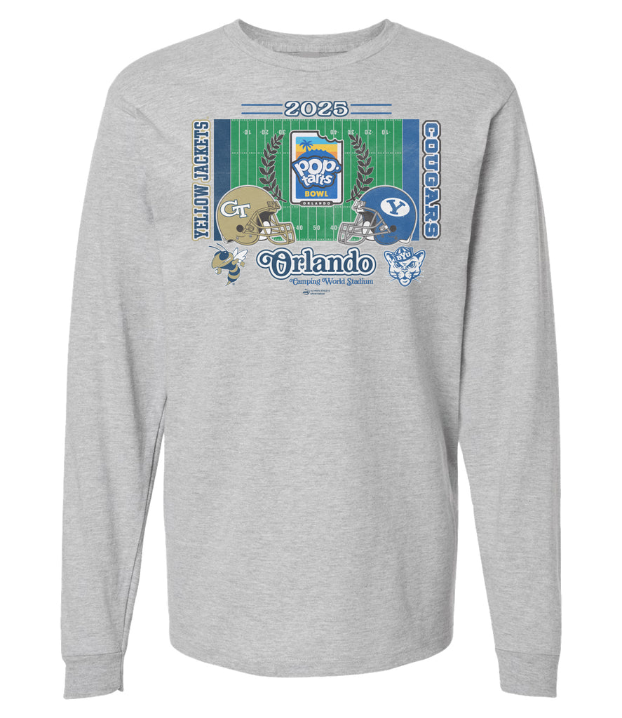 2025 POP TARTS Bowl 2-Team Long Sleeve Tee