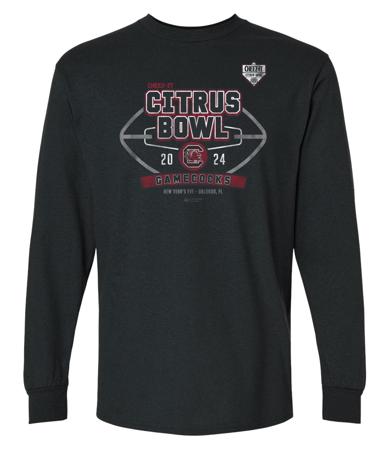 2024 CheezIt Citrus Bowl South Carolina Long Sleeve T FCS Merchandise