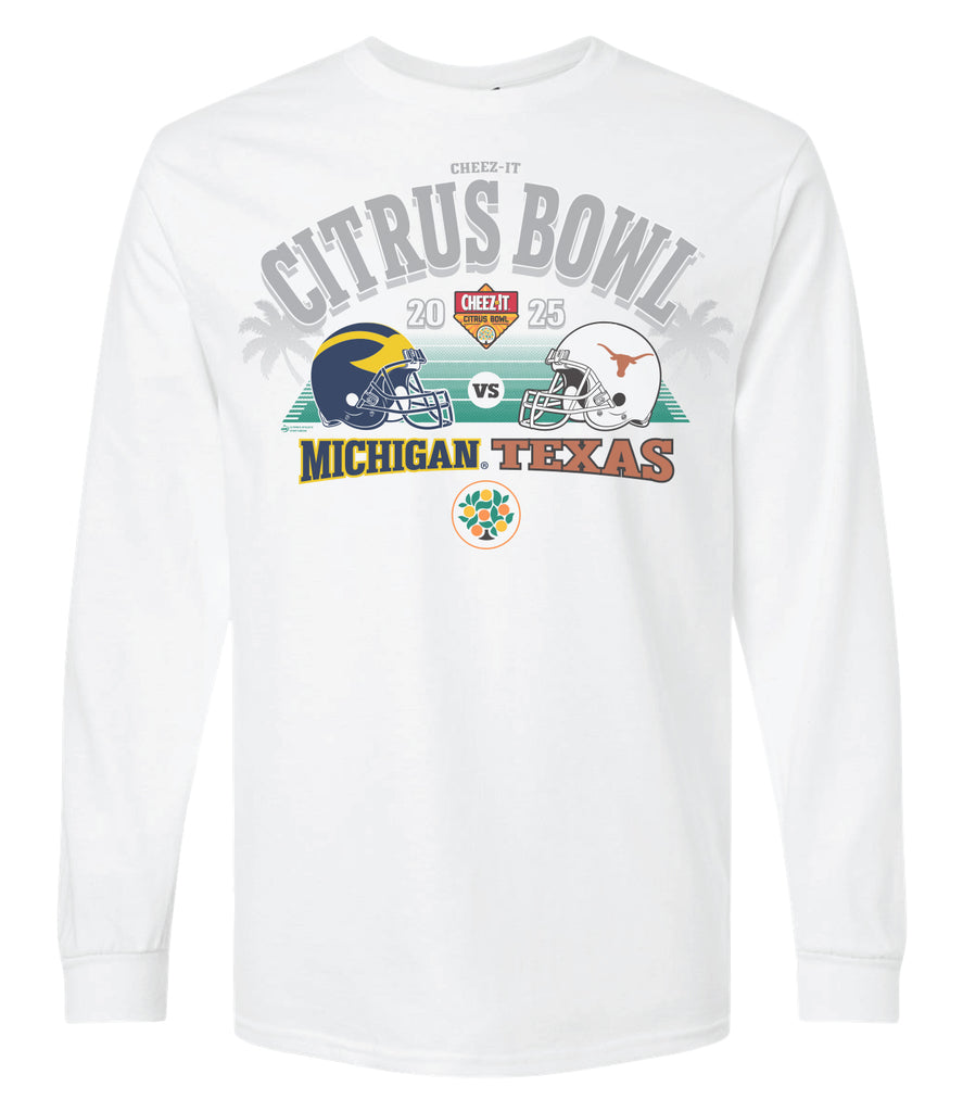 2025 Cheez-It Citrus Bowl 2-Team Long Sleeve Tee