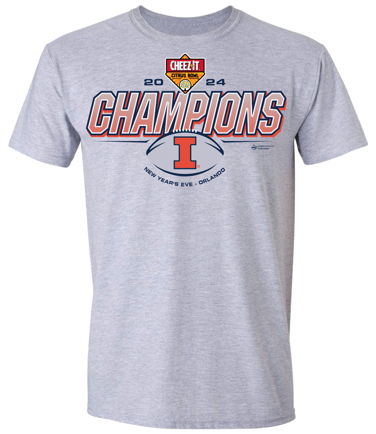 2024 Cheez-It Citrus Bowl Illinois CHAMPS Grey SST – FCS Merchandise