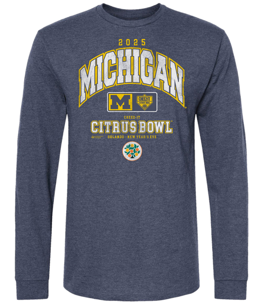 2025 Cheez-It Citrus Bowl Michigan Long Sleeve T