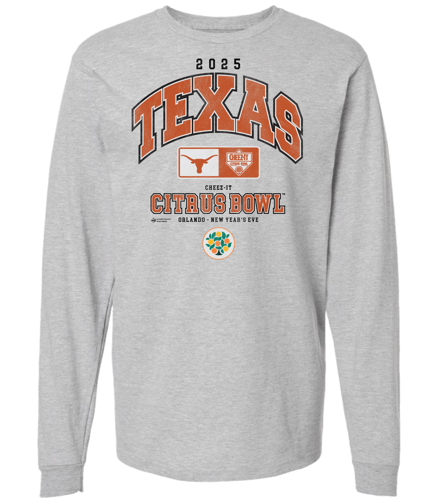 2025 Cheez-It Citrus Bowl Texas Long Sleeve T