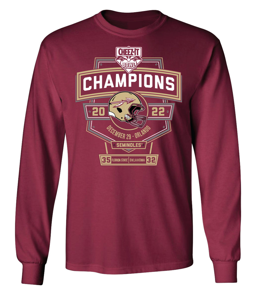 2022 Cheez-It Bowl CHAMPIONS SCORE Long Sleeve Tee